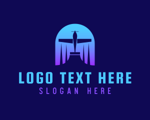 Gauge Meter - Tourism Aircraft Travel logo design