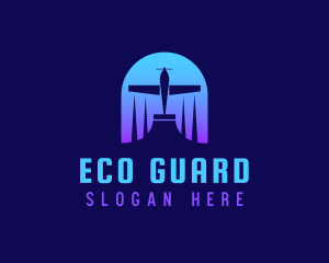 Steward - Tourism Aircraft Travel logo design