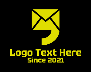 Yellow - Email Quotation Mark logo design