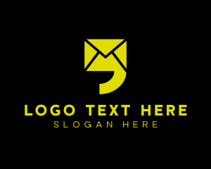 Email - Email Quotation Mark logo design