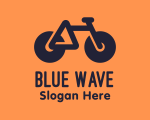 Modern Geometric Bike Logo