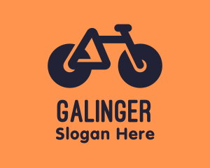 Modern Geometric Bike Logo