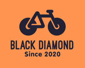 Black - Modern Geometric Bike logo design