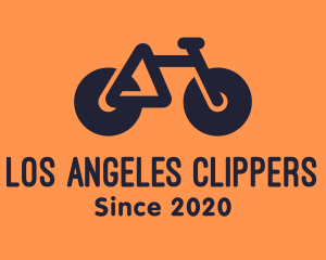 Modern Geometric Bike logo design
