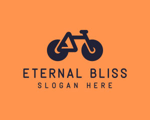 Modern Geometric Bike Logo