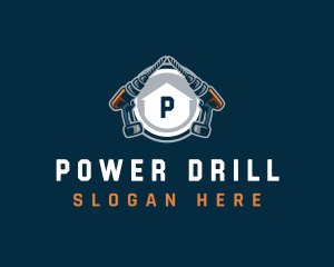 Tools Drill Builder logo design