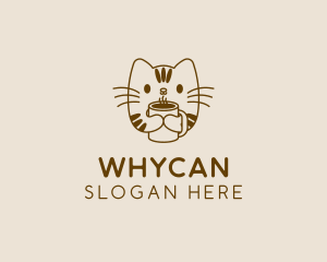 Store - Cute Cat Cafe logo design