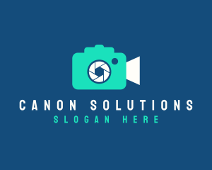 Canon - Video Camera Shutter logo design