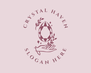 Crystals - Crystal Pink Jewelry logo design