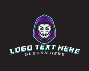 Hacker - Vendetta Mask Gaming logo design