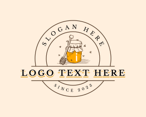 Mead - Bee Honey Jar logo design