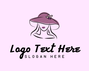 Shop - Elegant Woman Hat logo design