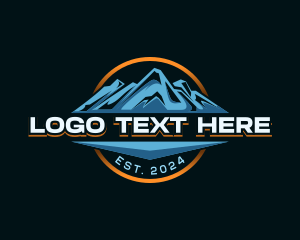 Tourist - Valley Mountain Adventure logo design