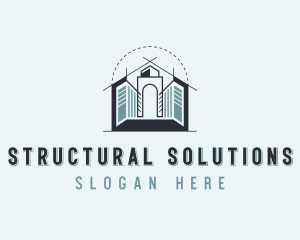 Construction Architect Structure logo design