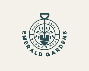 Yard Gardening Plant  logo design