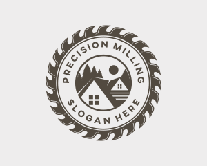 House Carpentry Construction logo design