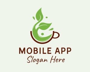 Herbal Green Tea  Logo