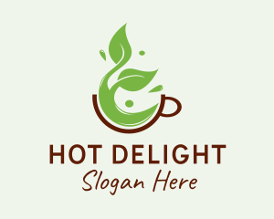 Herbal Green Tea  logo design