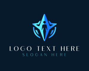 Star Human Leader logo design