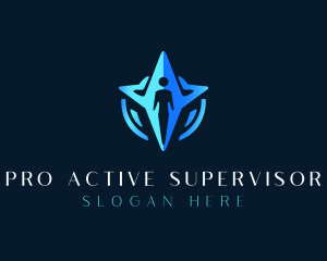 Supervisor - Star Human Leader logo design