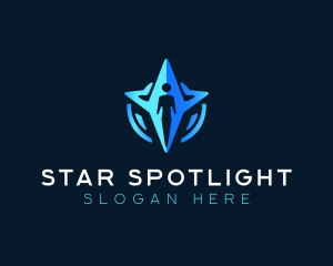 Star Human Leader logo design