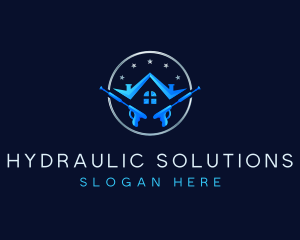 Hydraulic - Hydraulic Washing Sanitation logo design