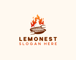 Roast Chicken Barbecue Logo