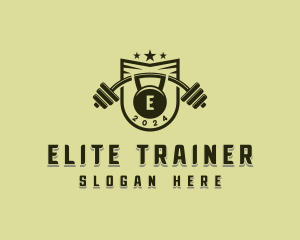 Weightlifting Gym Exercise logo design