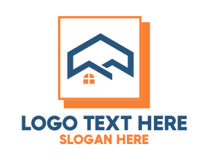 Roof - Home Construction Development logo design