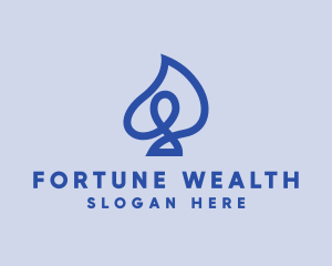 Fortune - Scribble Spade Casino logo design