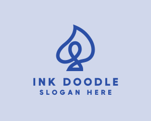 Scribble - Scribble Spade Casino logo design