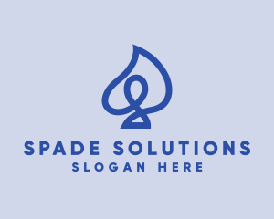 Spade - Scribble Spade Casino logo design