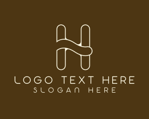 Hotelier - Boutique Designer Letter H logo design