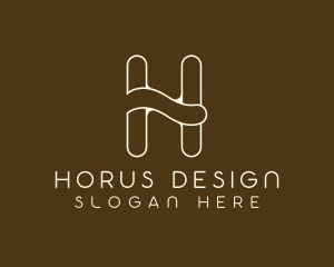 Boutique Designer Letter H logo design