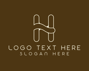 Yoga - Boutique Designer Letter H logo design