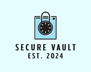 Vault - Padlock Washing Machine logo design