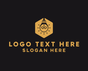 Lighting - Gold Innovation Agency logo design