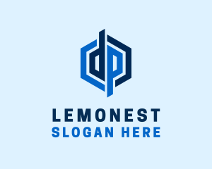 Financial - Generic Geometric Hexagon Letter DP logo design