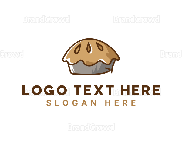 Apple Pie Dessert Logo