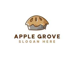 Apple Pie Dessert logo design