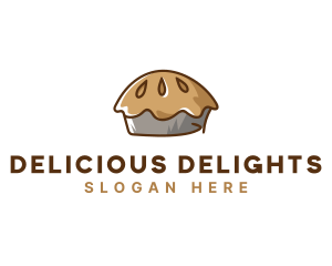 Apple Pie Dessert logo design