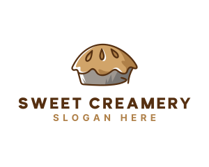 Apple Pie Dessert logo design