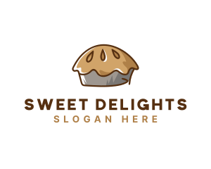 Apple Pie Dessert logo design