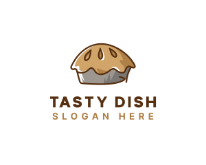 Apple Pie Dessert logo design