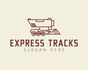 Train - Minimal Train Gun logo design