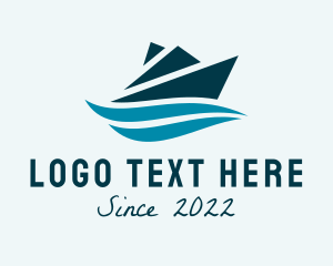 Transportation - Marine Motorboat Transportation logo design