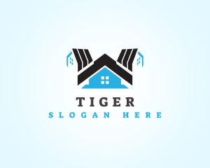 Property - Residential Property Roofing logo design