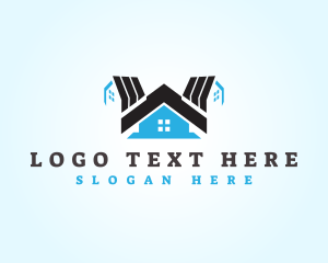 Property - Residential Property Roofing logo design
