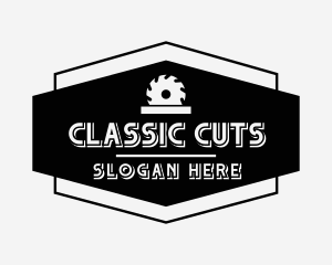 Saw Cutting Carpentry logo design