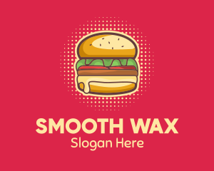 Pop Art Burger  logo design